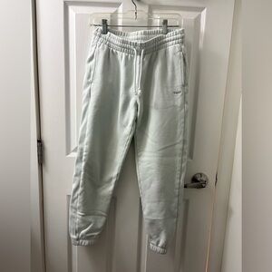 TNA Cozy Fleece Sweatpants in Light Gray